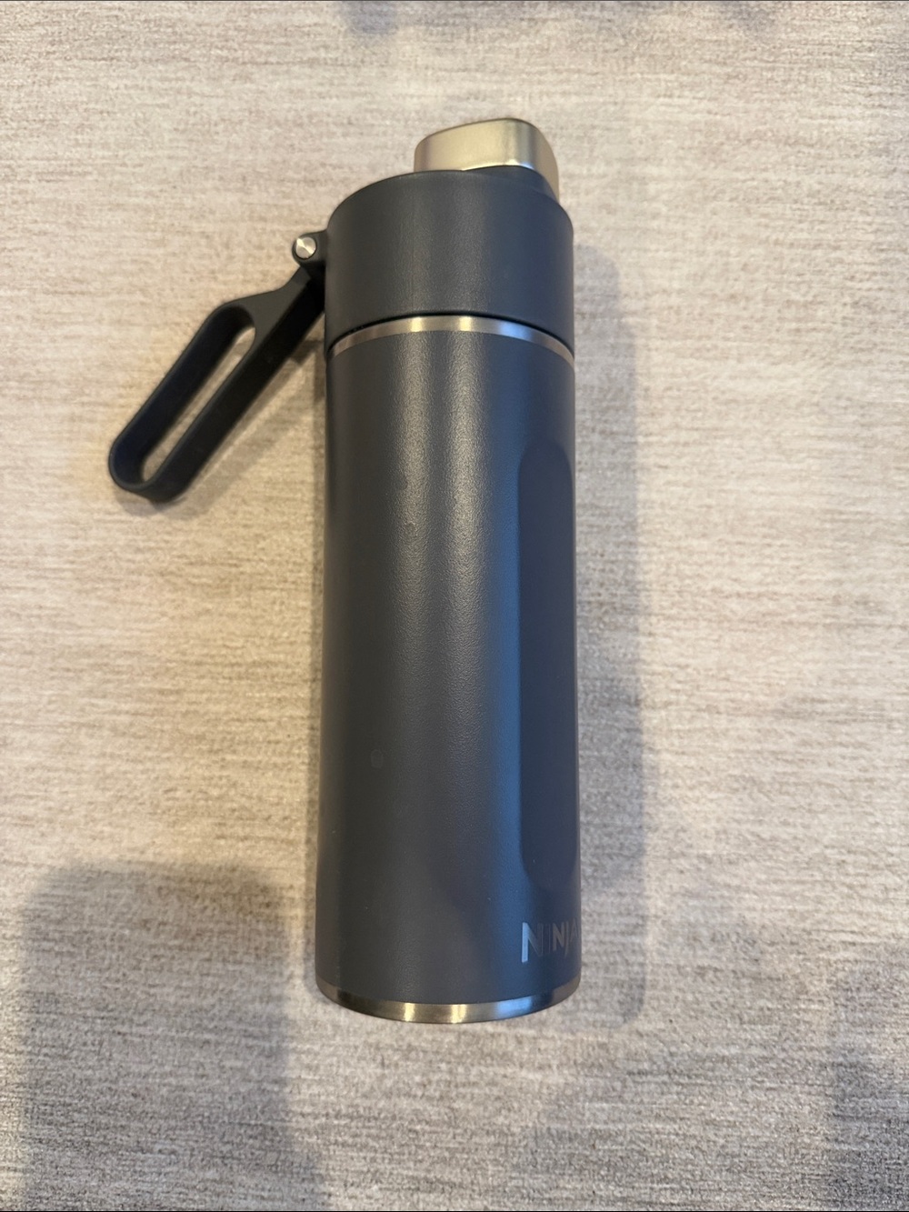 Ninja Travel Bottle in Metallic Gray